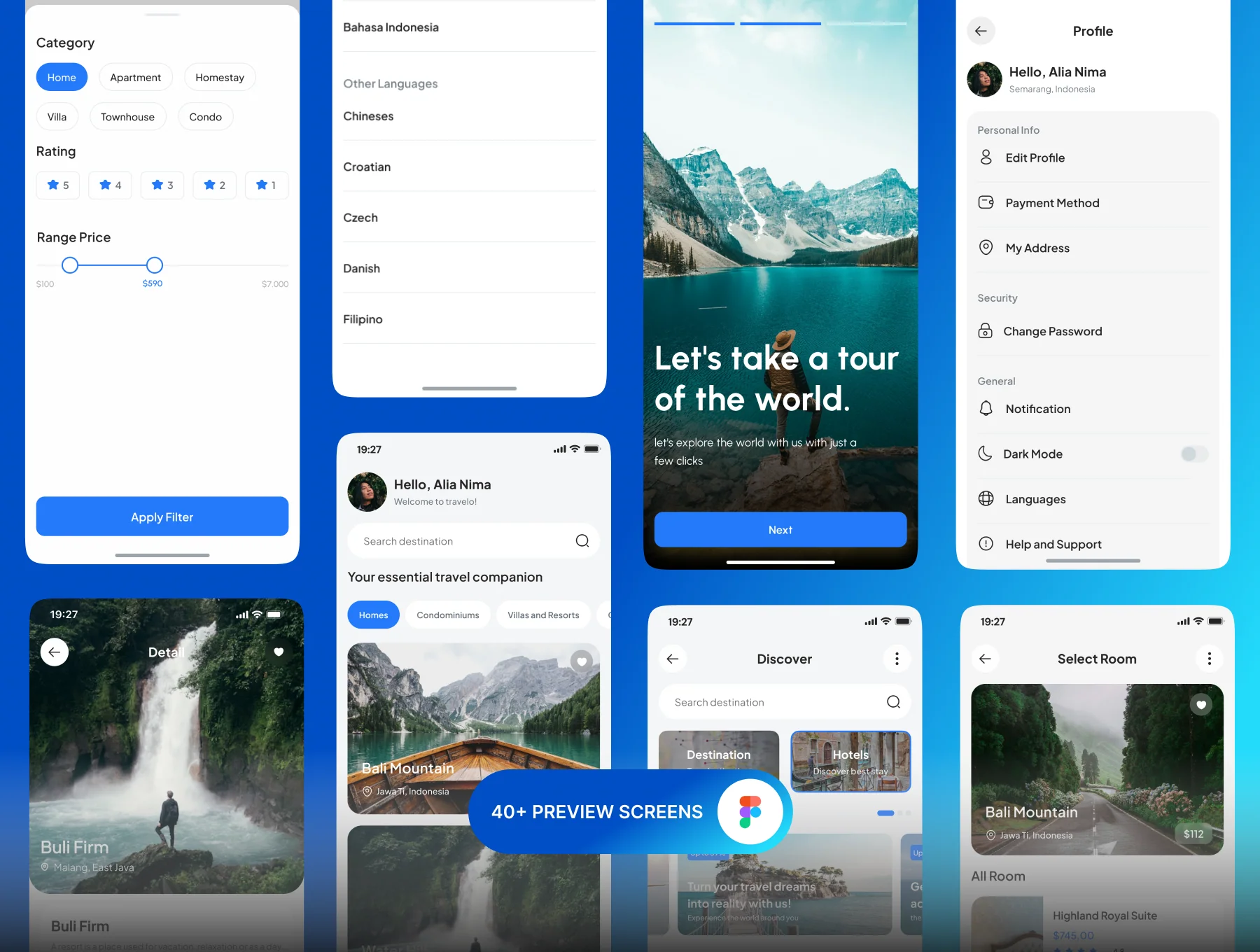 Gotrip - Travel & Hotel Mobile App UI Kit 3