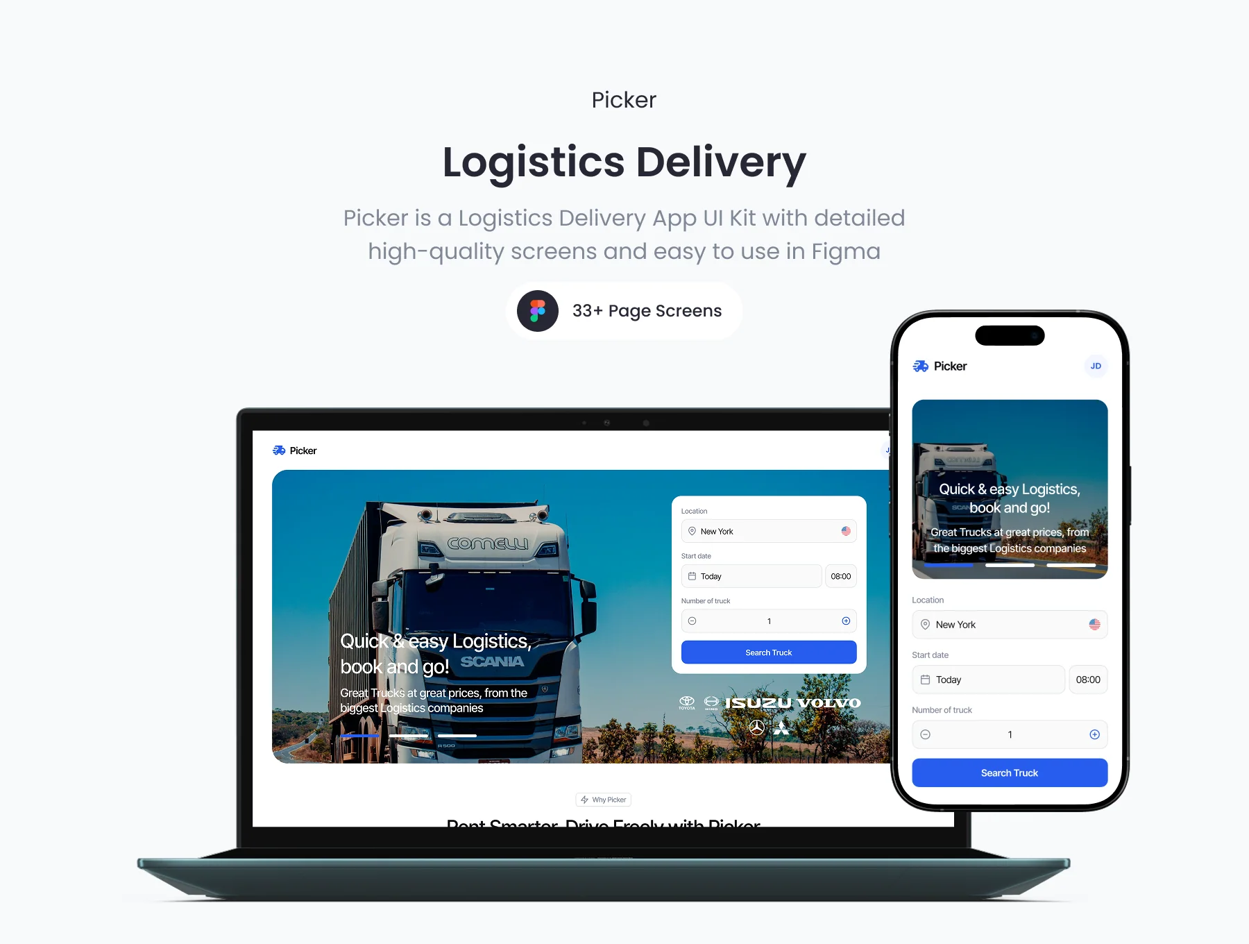 Picker - Logistics Delivery Web UI Kit