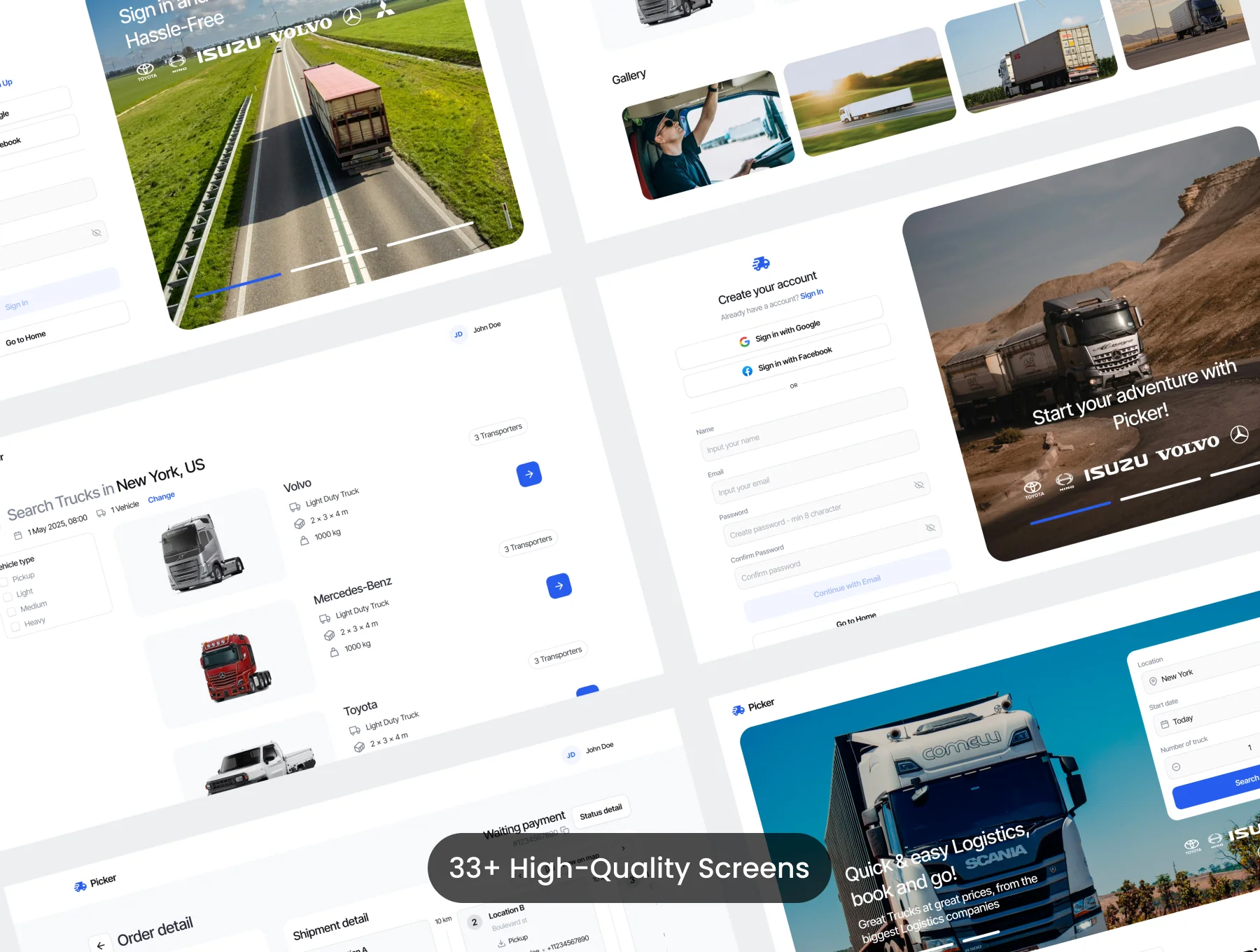 Picker - Logistics Delivery Web UI Kit 3