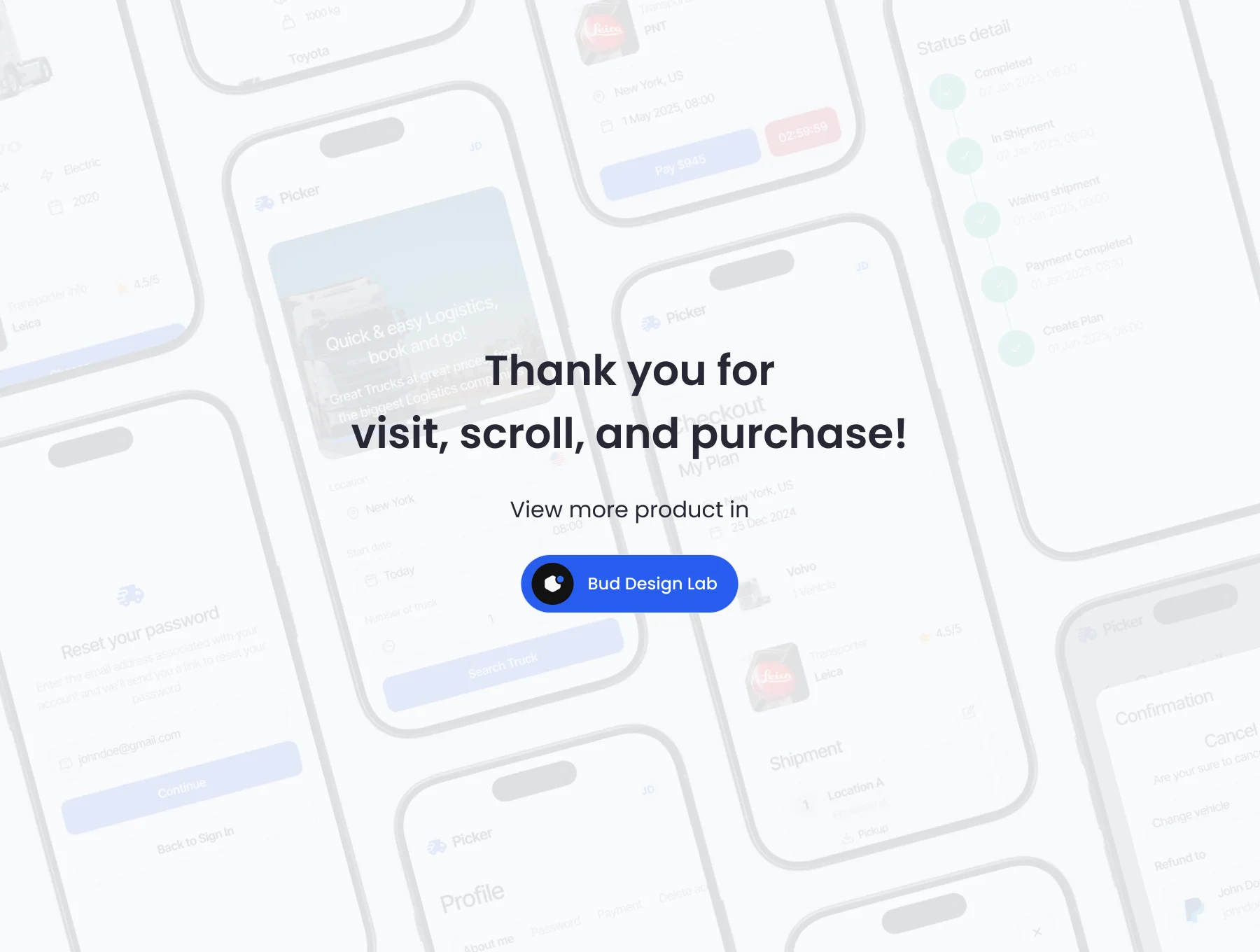 Picker - Logistics Delivery Web UI Kit 8