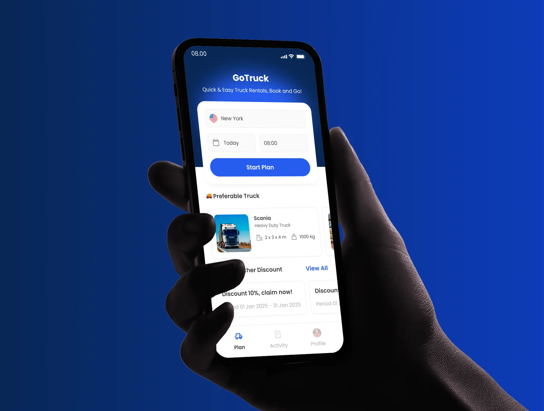 GoTruck - Logistics Delivery App UI Kit 4