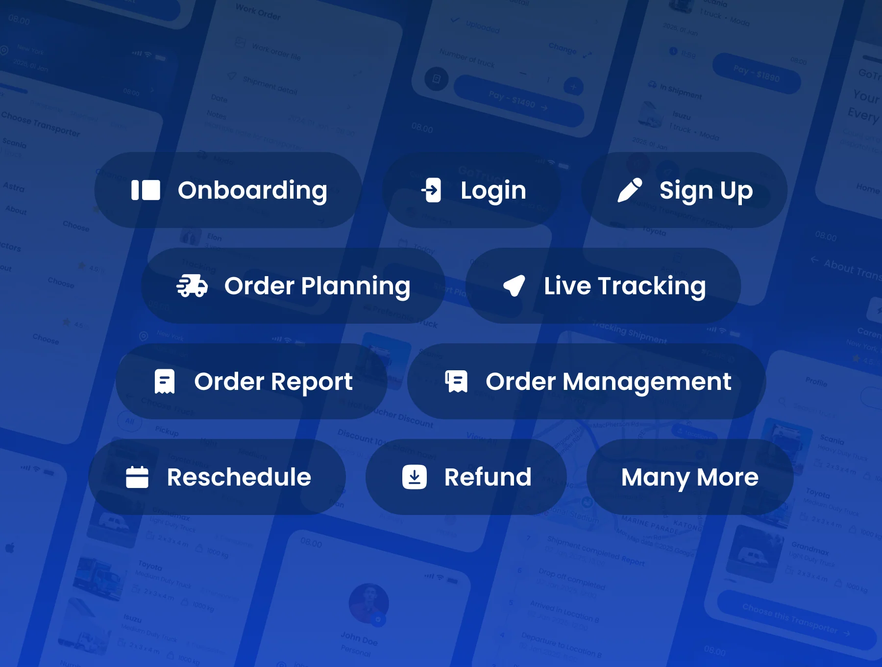 GoTruck - Logistics Delivery App UI Kit 5