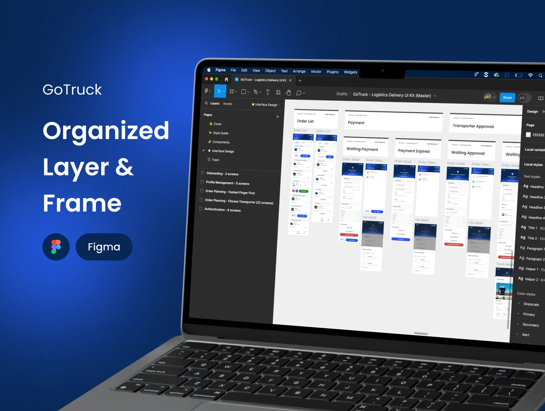 GoTruck - Logistics Delivery App UI Kit 6