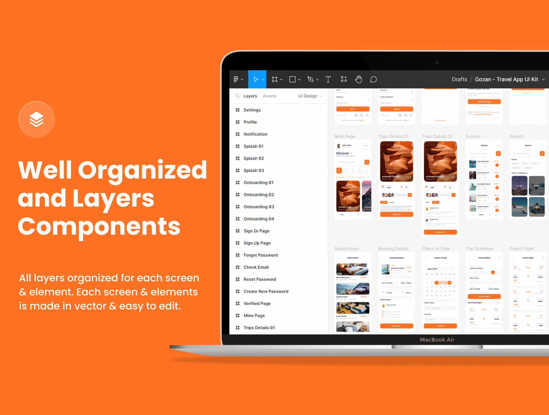 Gozan - Travel Mobile App UI Kit 3