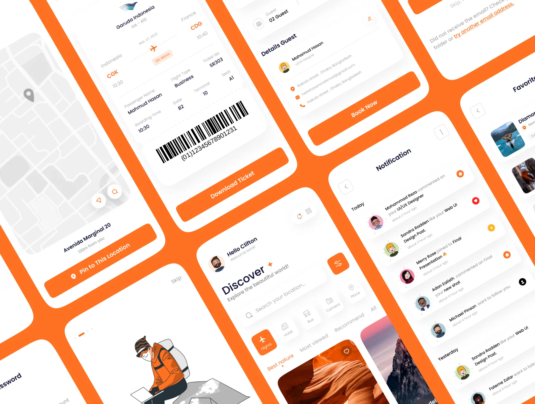 Gozan - Travel Mobile App UI Kit 5