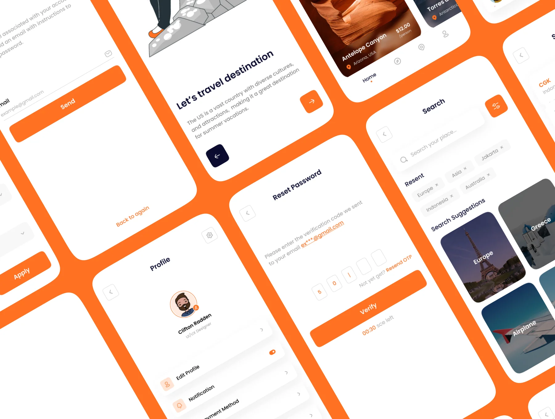 Gozan - Travel Mobile App UI Kit 7