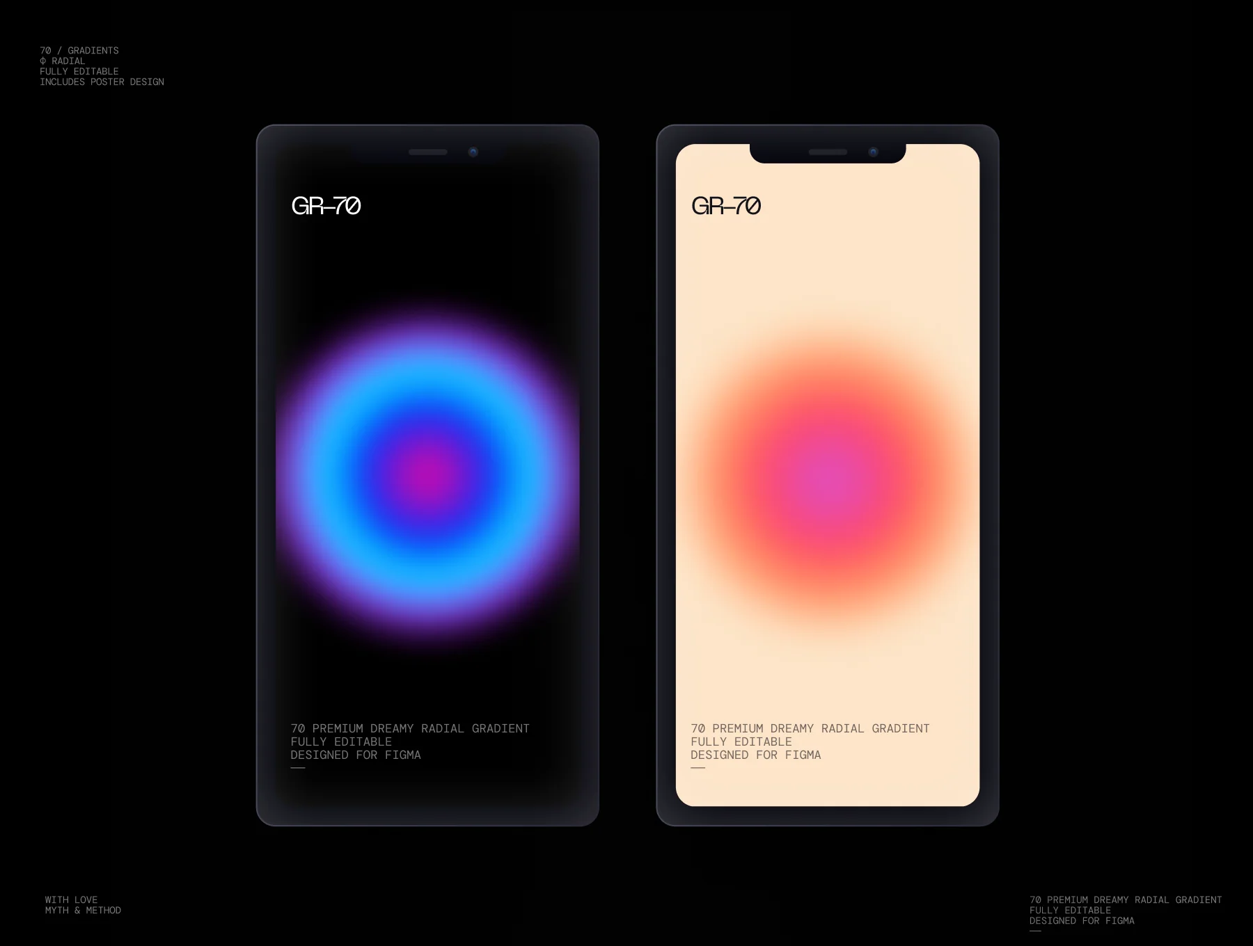 GR-70 — 70 Stunning Radial Gradients 6