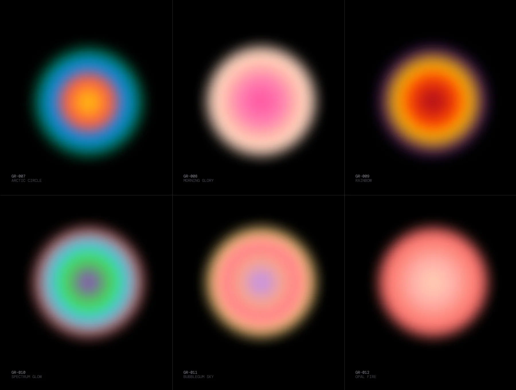 GR-70 — 70 Stunning Radial Gradients 8