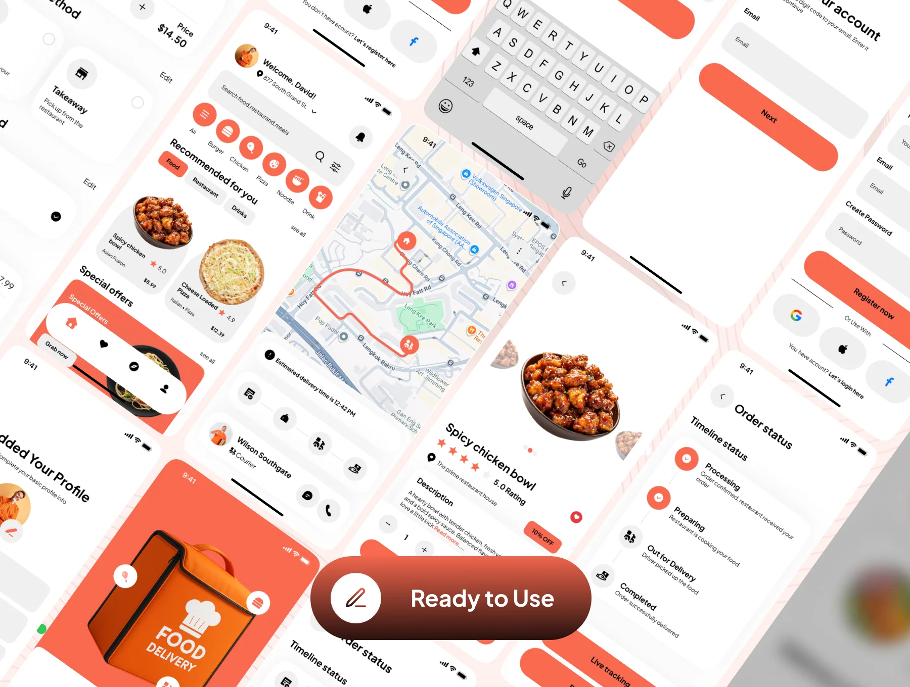 Grabify - Food Online Delivery App UI Kit 7