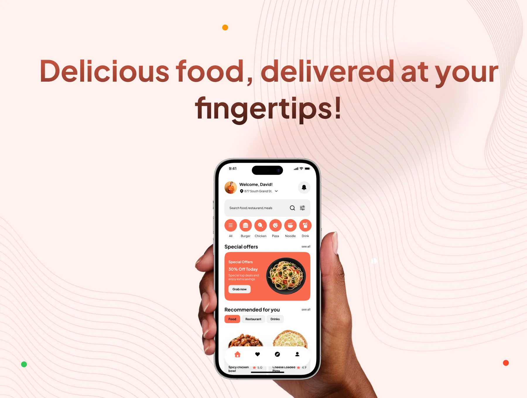 Grabify - Food Online Delivery App UI Kit 8