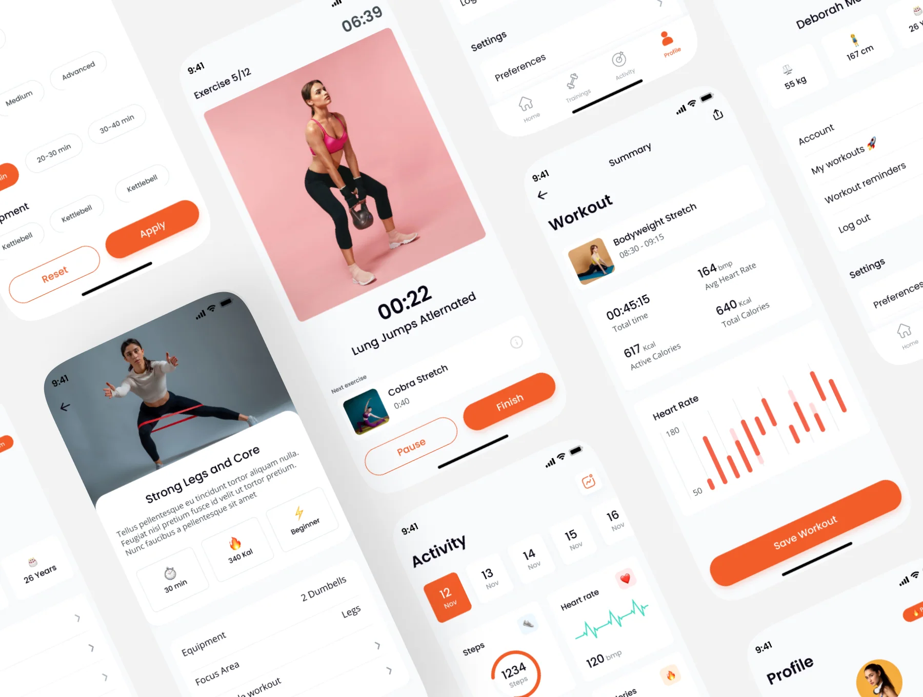 Grace - Fitness App UI Kit 2