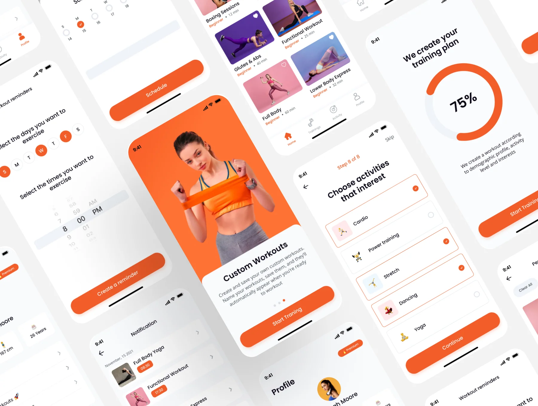 Grace - Fitness App UI Kit 5