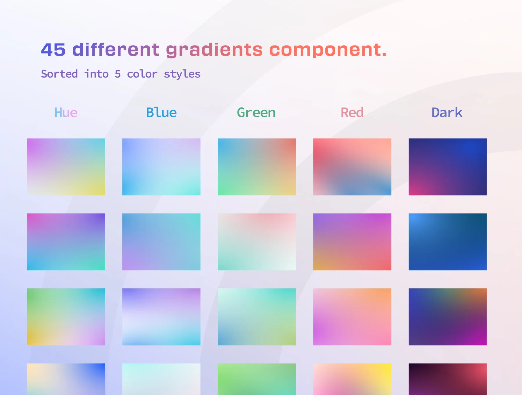 Gradiea Kit - Web3 Gradient Backgrounds 3