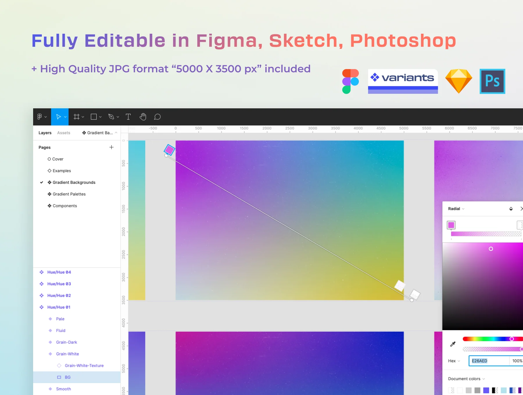 Gradiea Kit - Web3 Gradient Backgrounds 7
