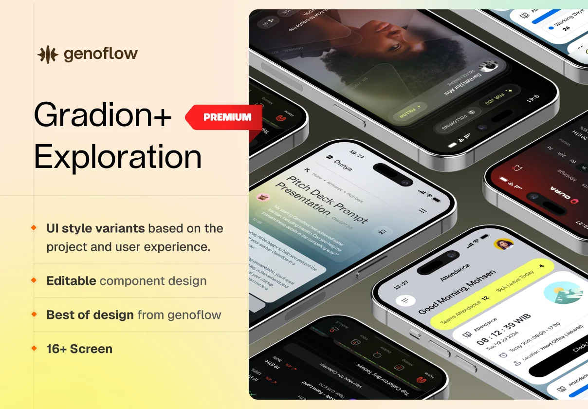 Gradion+ UI Exploration