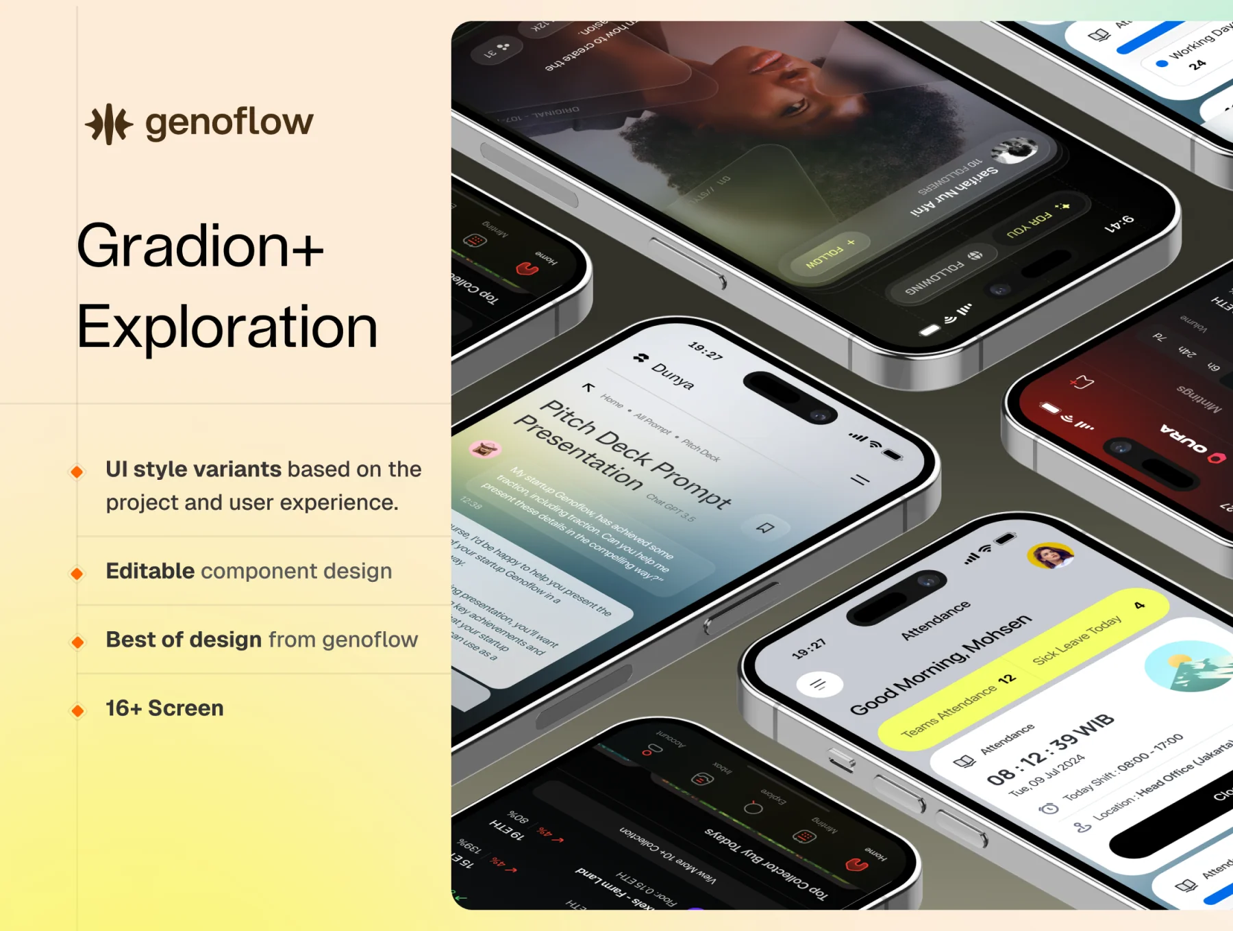 Gradion+ UI Exploration