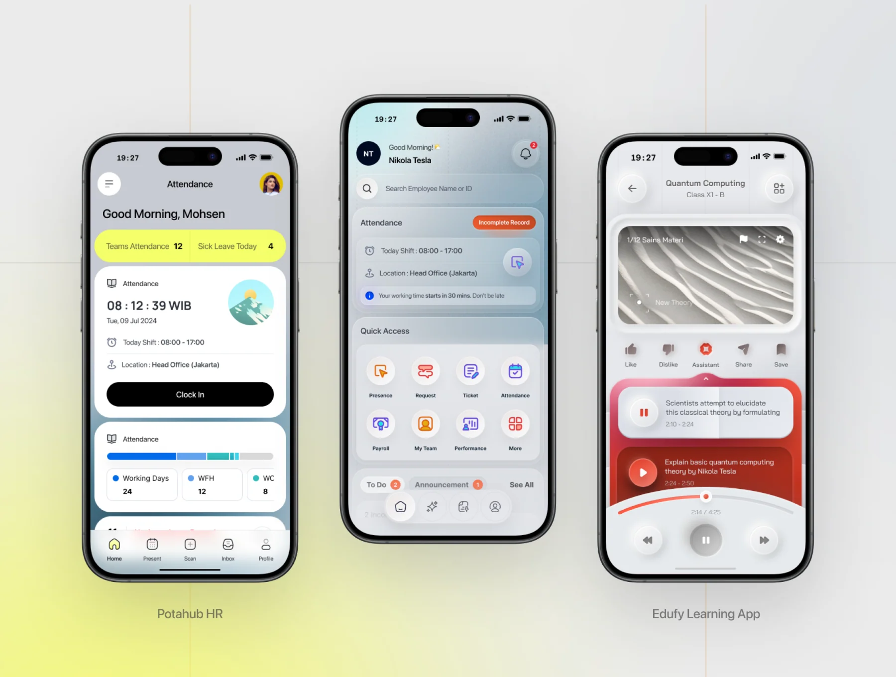 Gradion+ UI Exploration 2