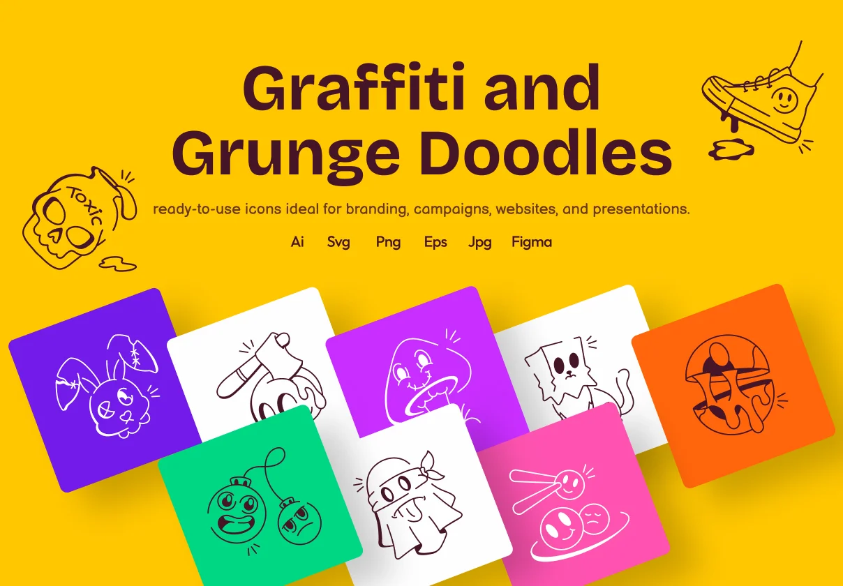 Graffiti and Grunge Doodles