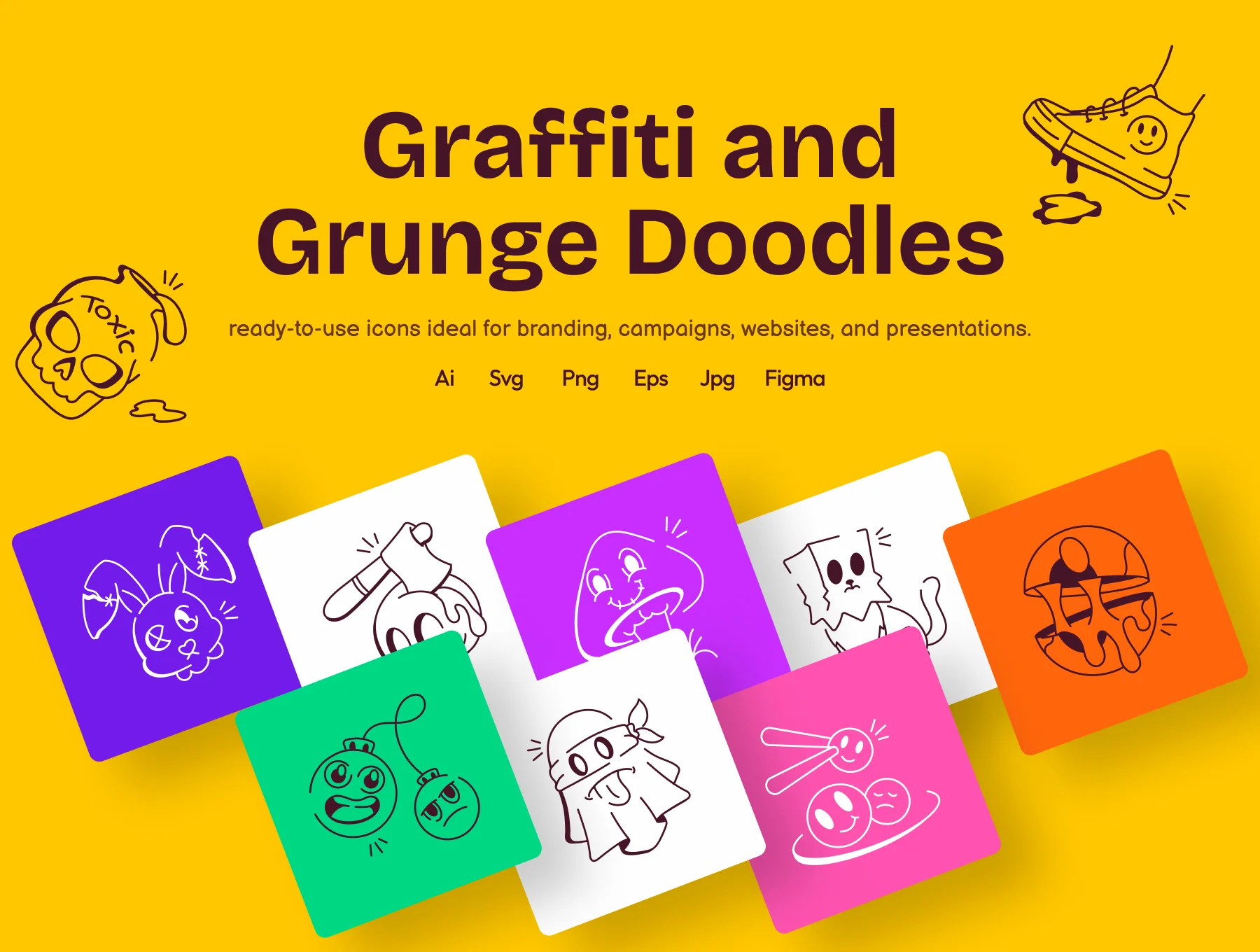 Graffiti and Grunge Doodles