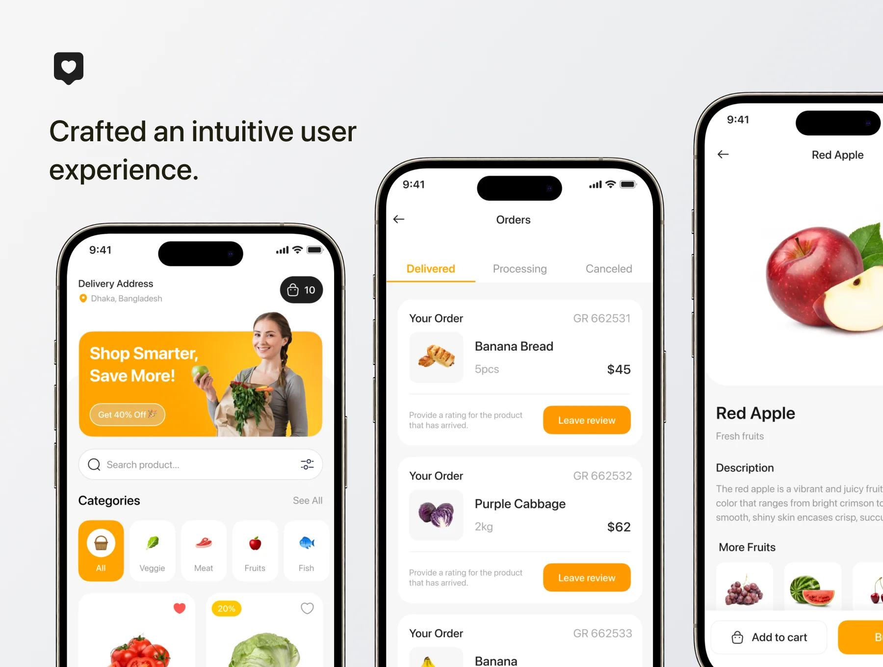 Grancarty - Grocery Store Mobile App UI Kit 6