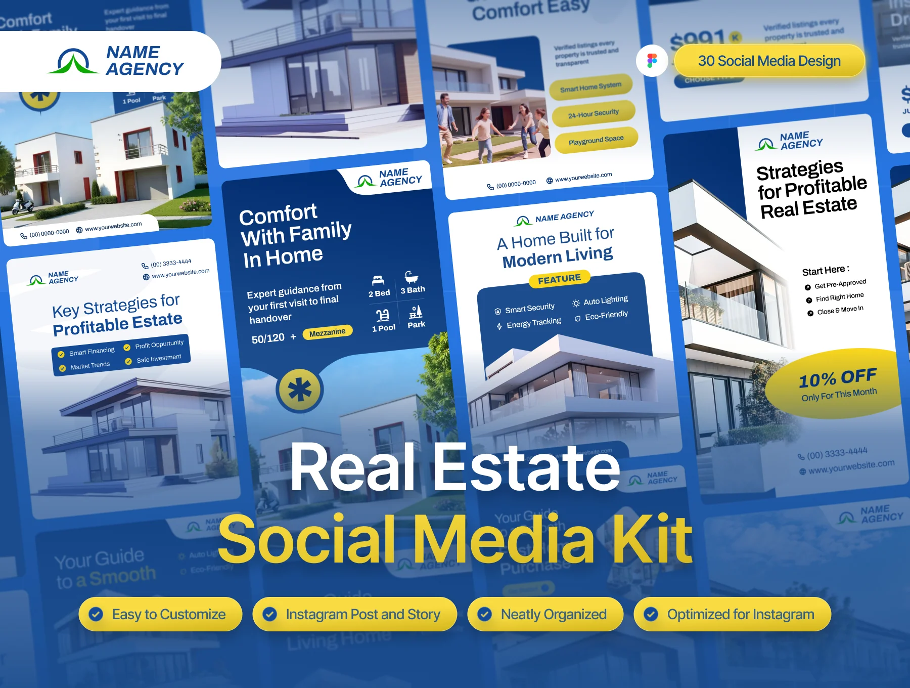 Grand Estate - Real Estate Social Media Kit