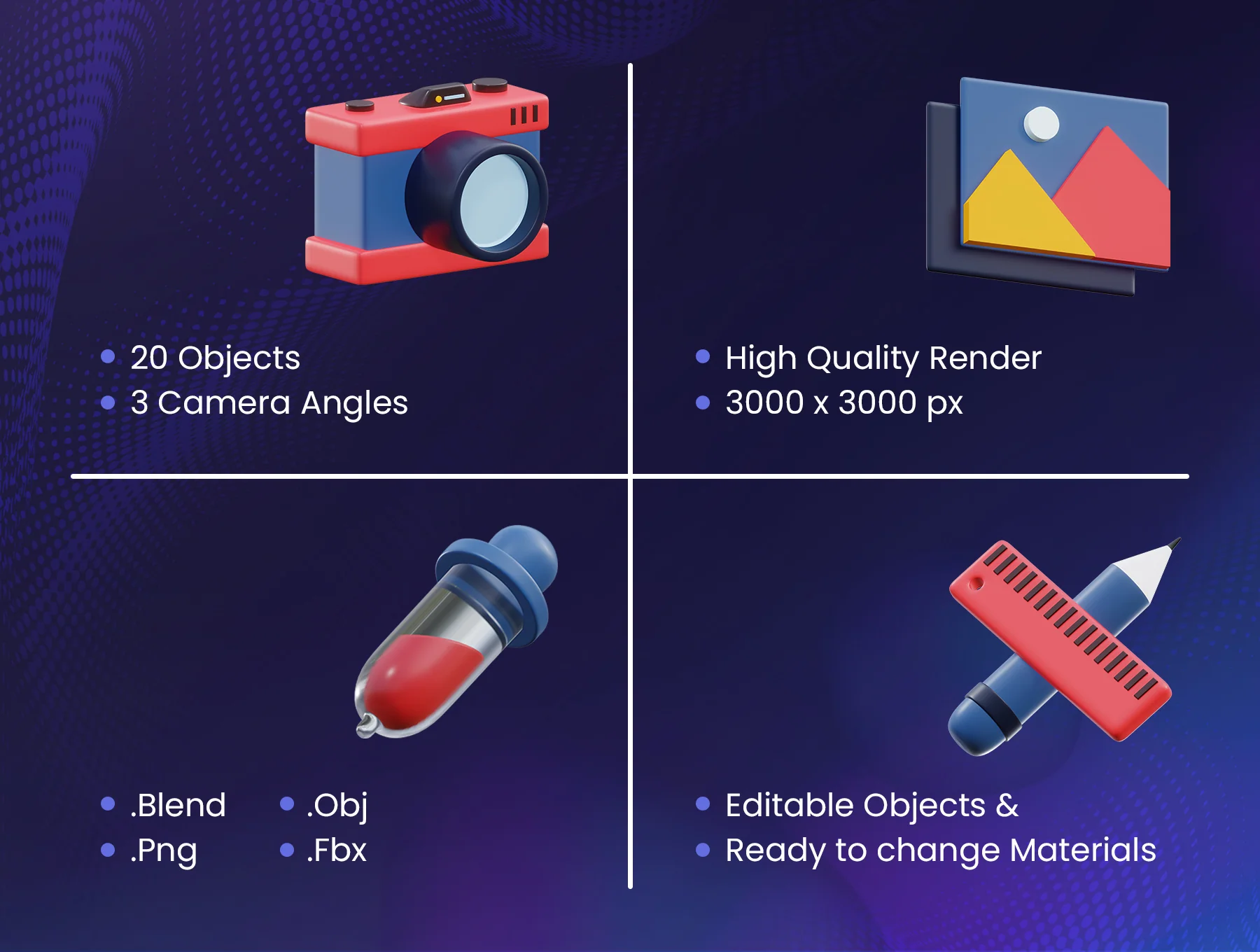 Graphic Design 3D Icons 2