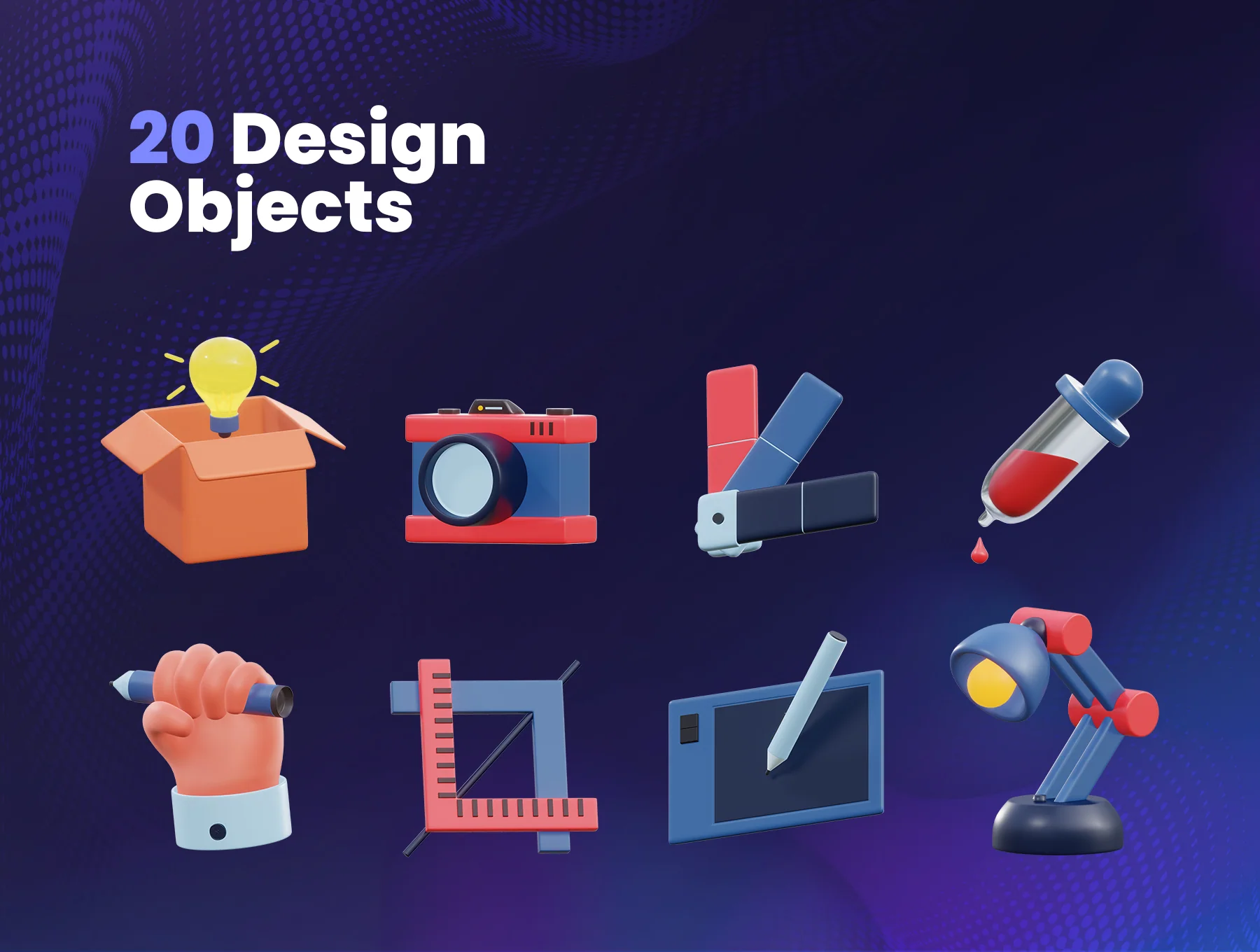 Graphic Design 3D Icons 5