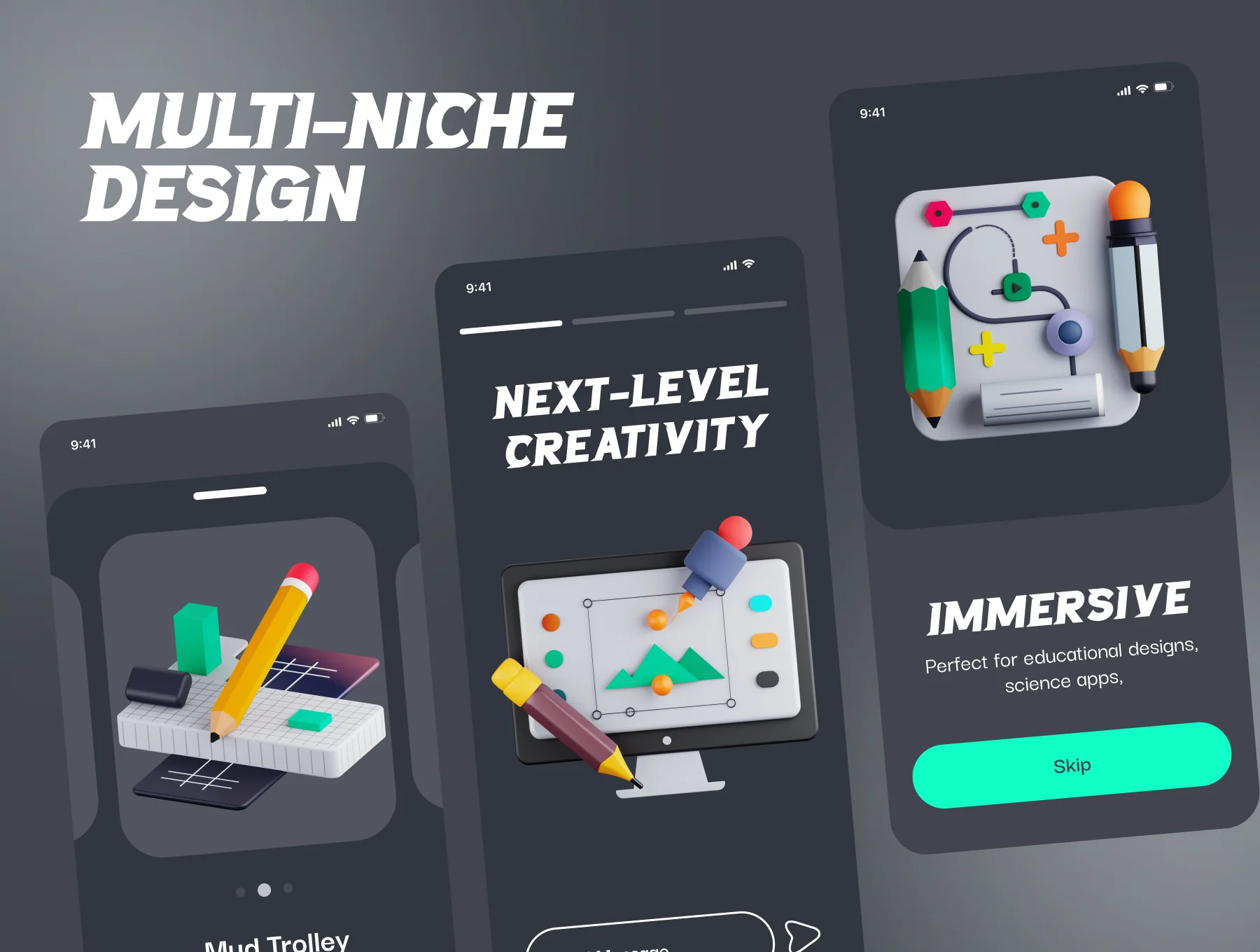 Graphic Design 3d Render 2