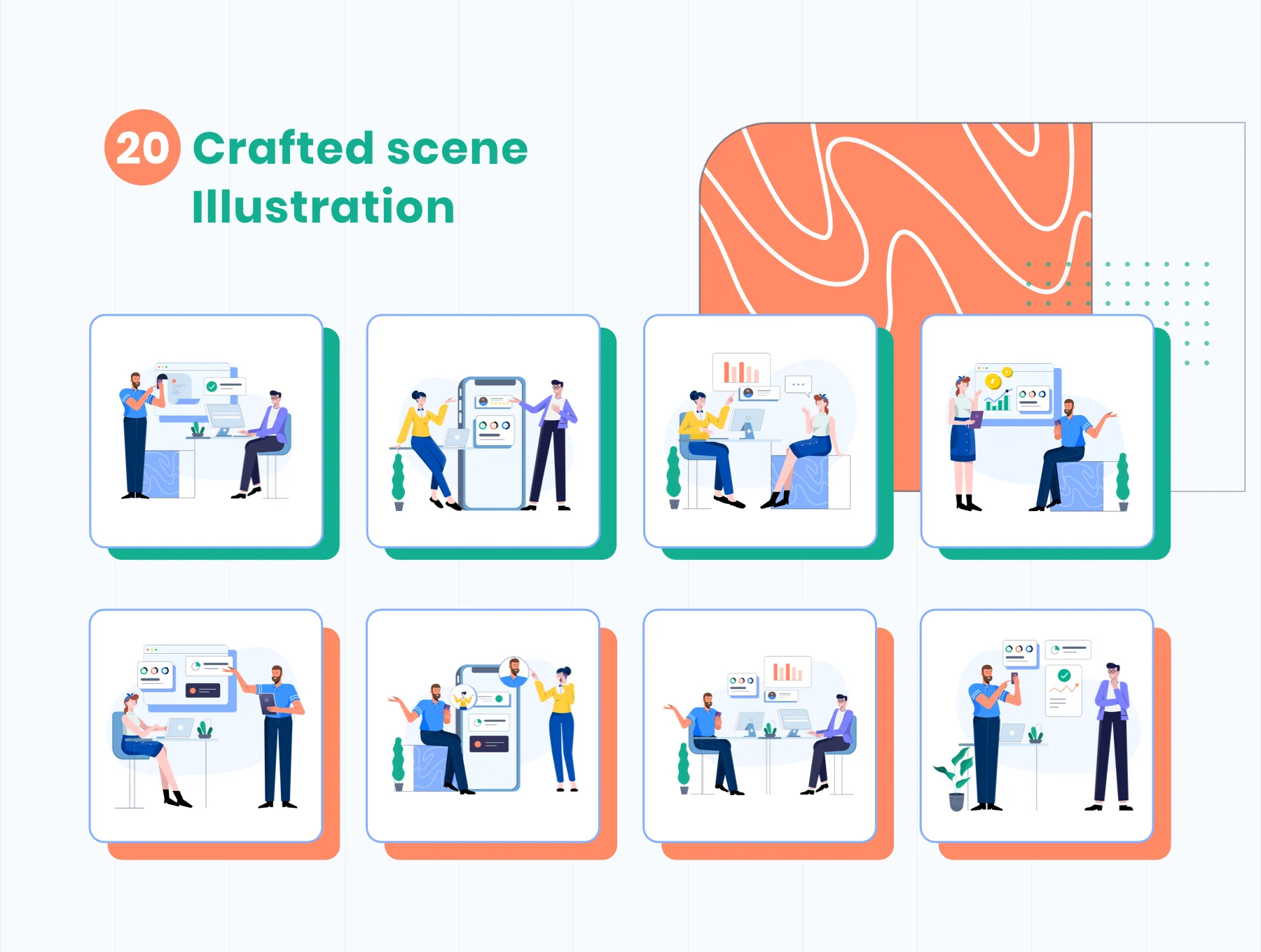 Graphicdunk - Fintech and Investment Illustration Kit 2