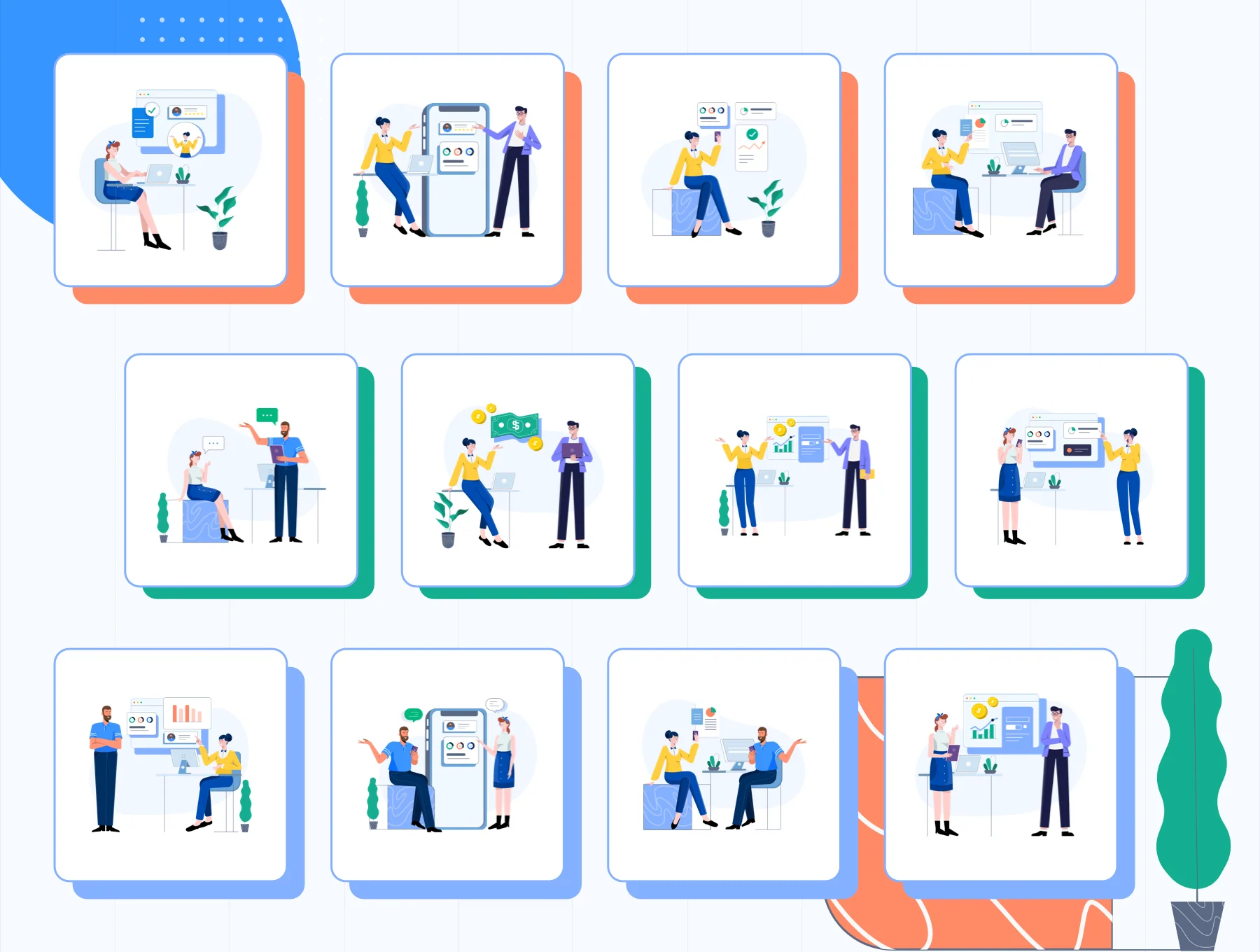 Graphicdunk - Fintech and Investment Illustration Kit 3