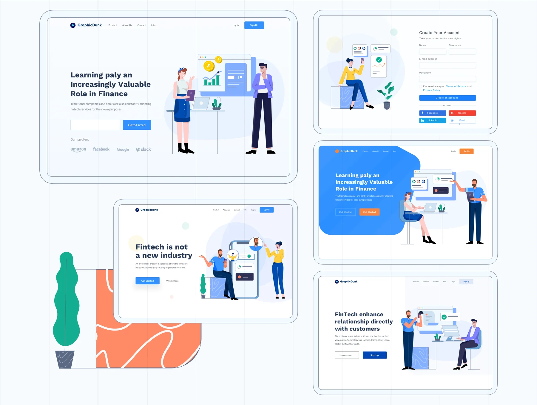 Graphicdunk - Fintech and Investment Illustration Kit 5