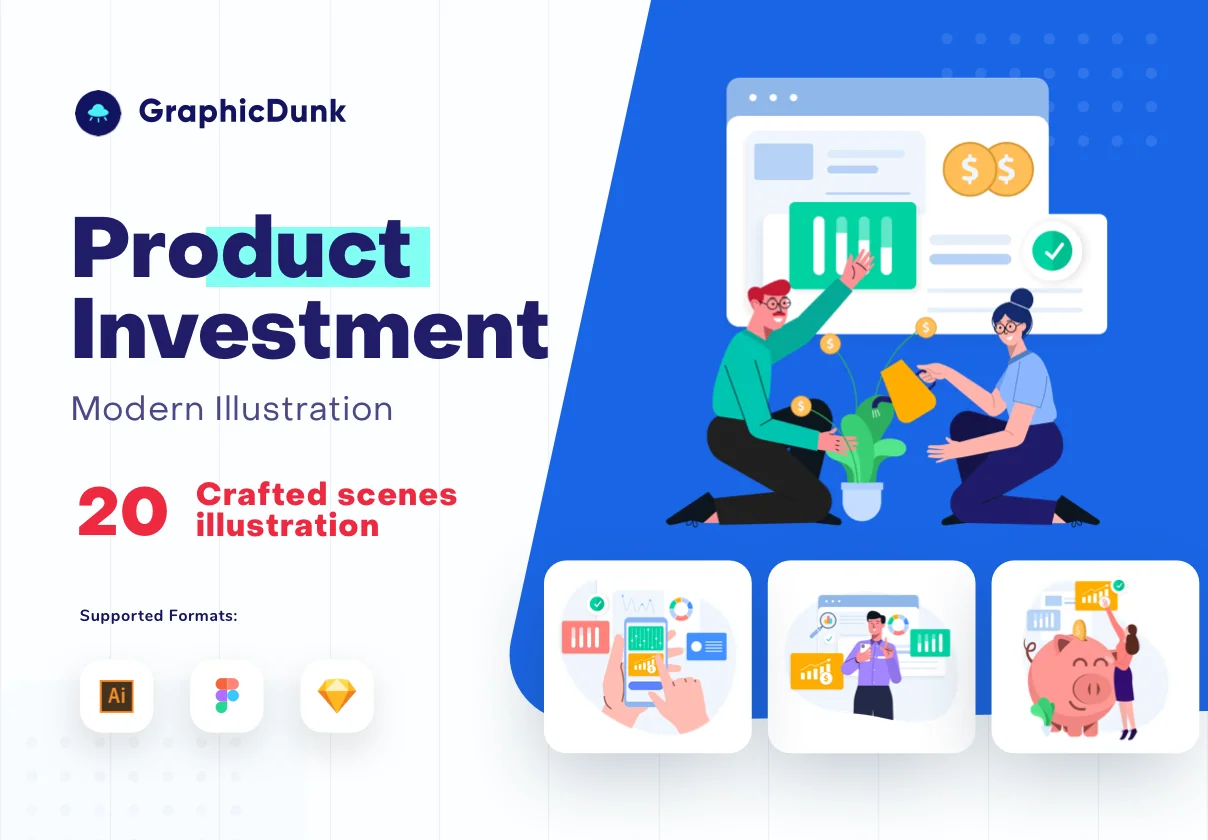 Graphicdunk - Product investment - illustration