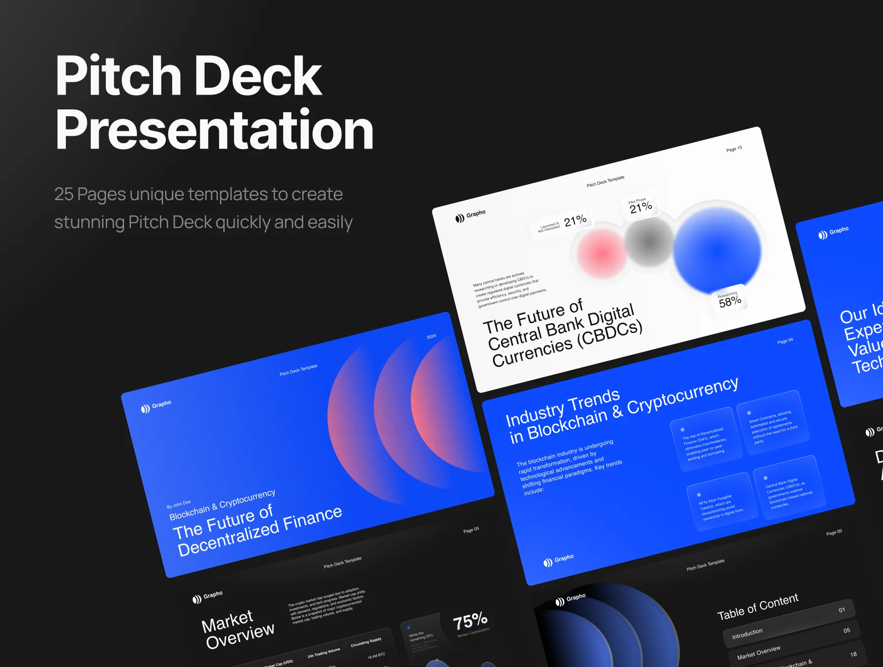 Grapho - Blockchain and Cryptocurrency Pitch Deck 2