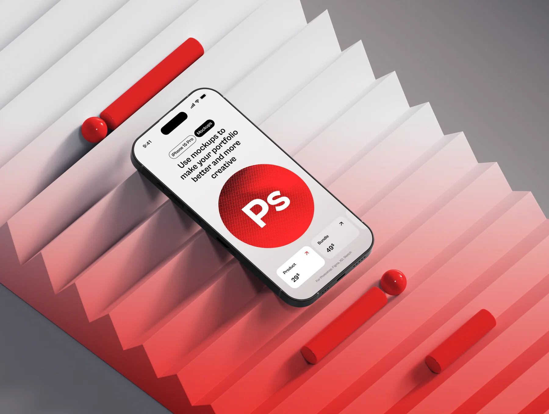 Grasly - iPhone 15 Mockups Part.1 5
