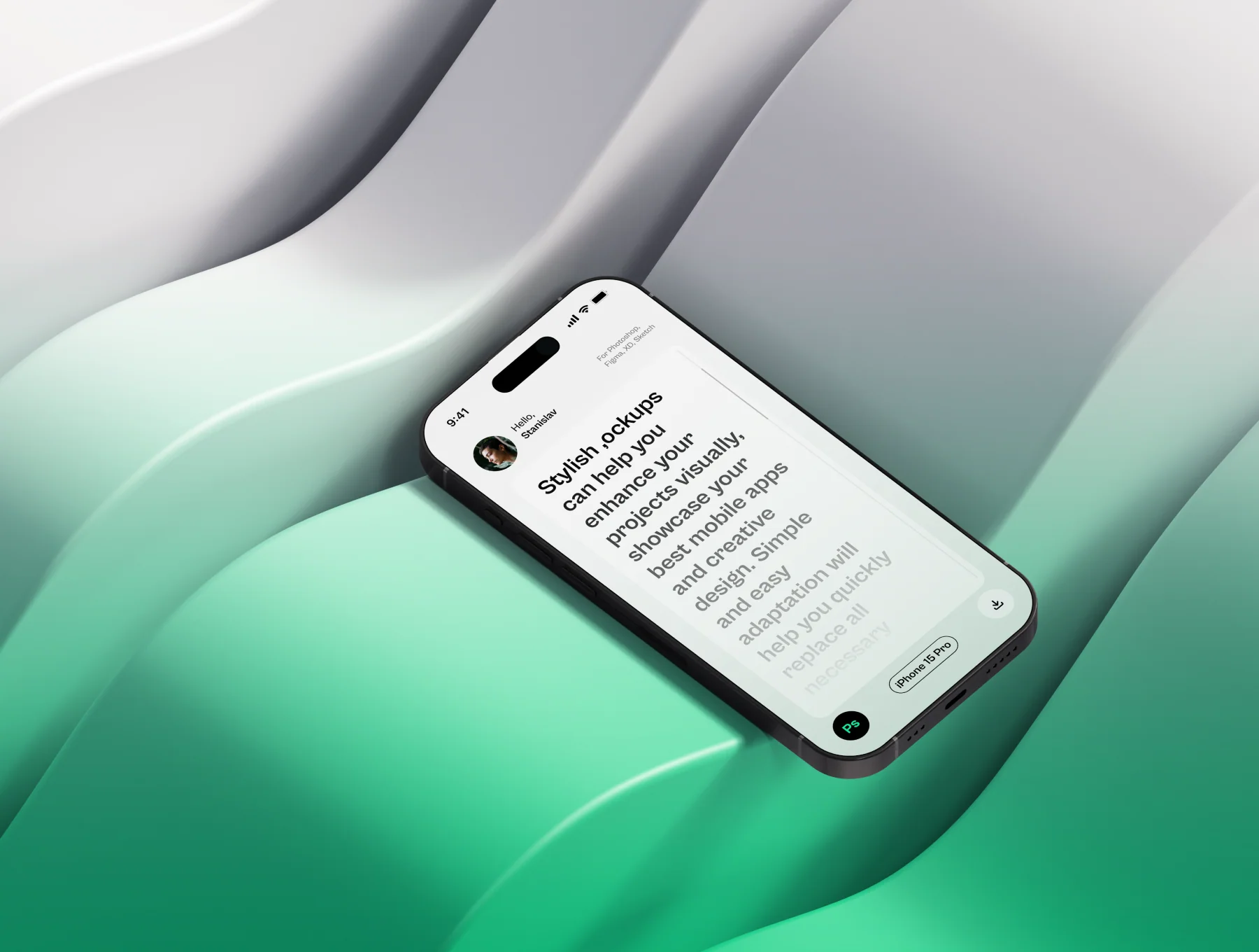 Grasly - iPhone 15 Mockups Part.1 6
