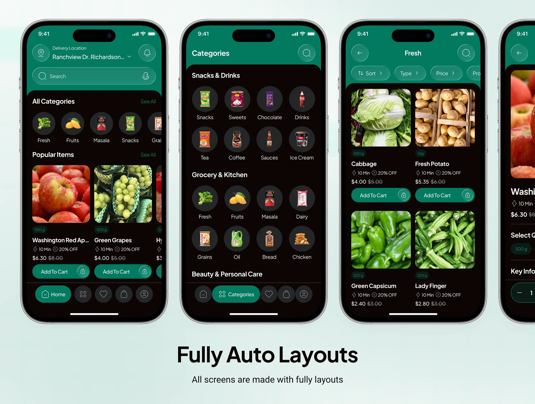 Gravia - Grocery Shop App UI Kit 4