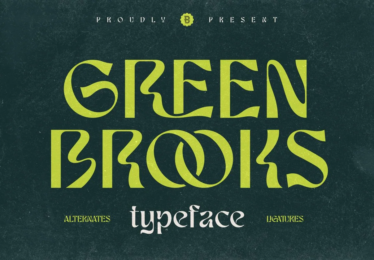 Green Brooks Typeface