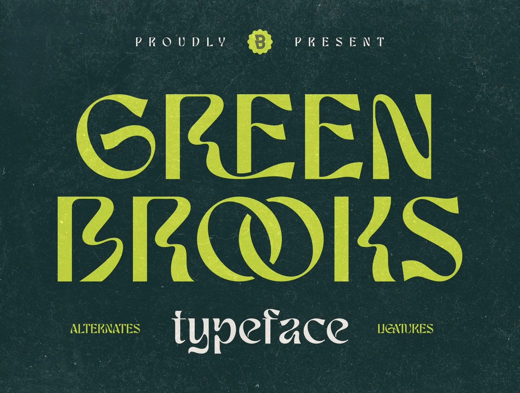 Green Brooks Typeface