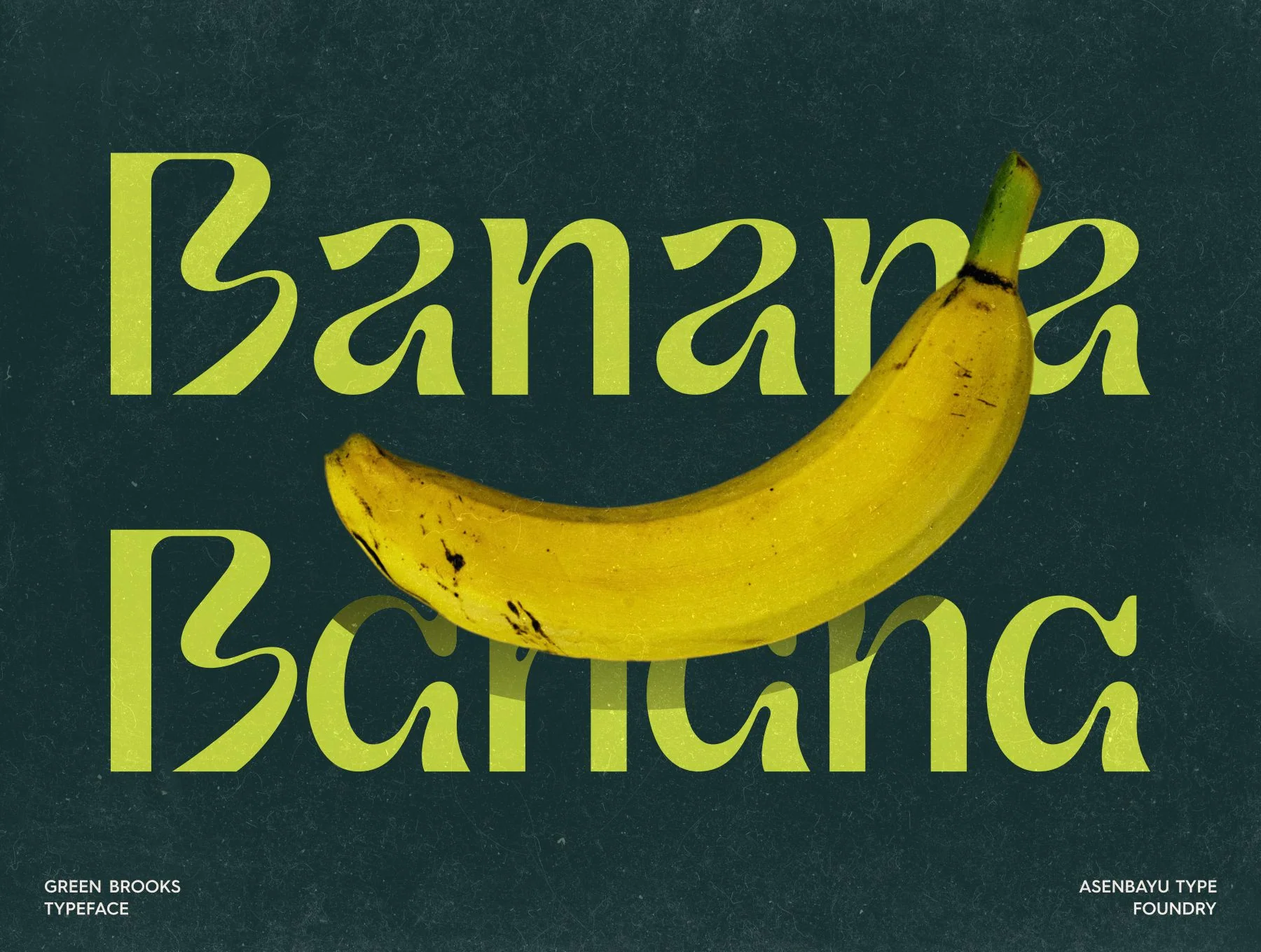 Green Brooks Typeface 2