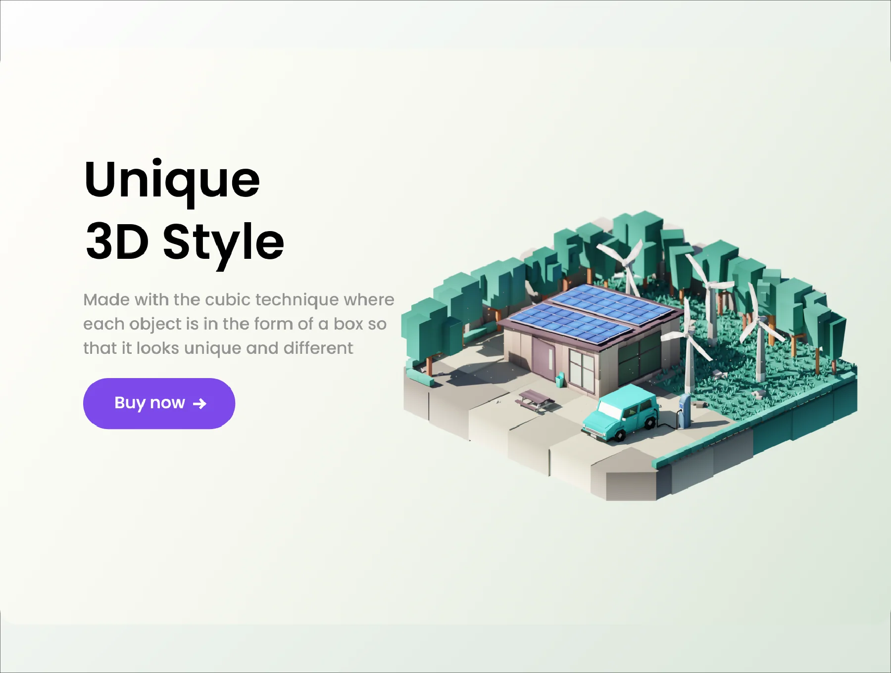 Green Energy 3D Illustration 2