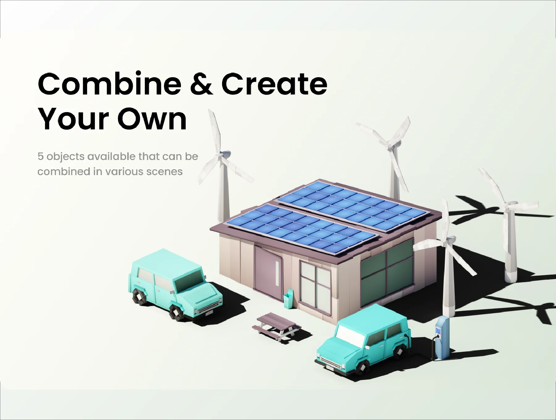 Green Energy 3D Illustration 3