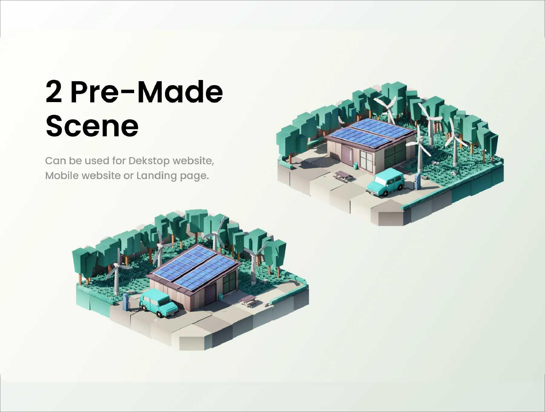 Green Energy 3D Illustration 4