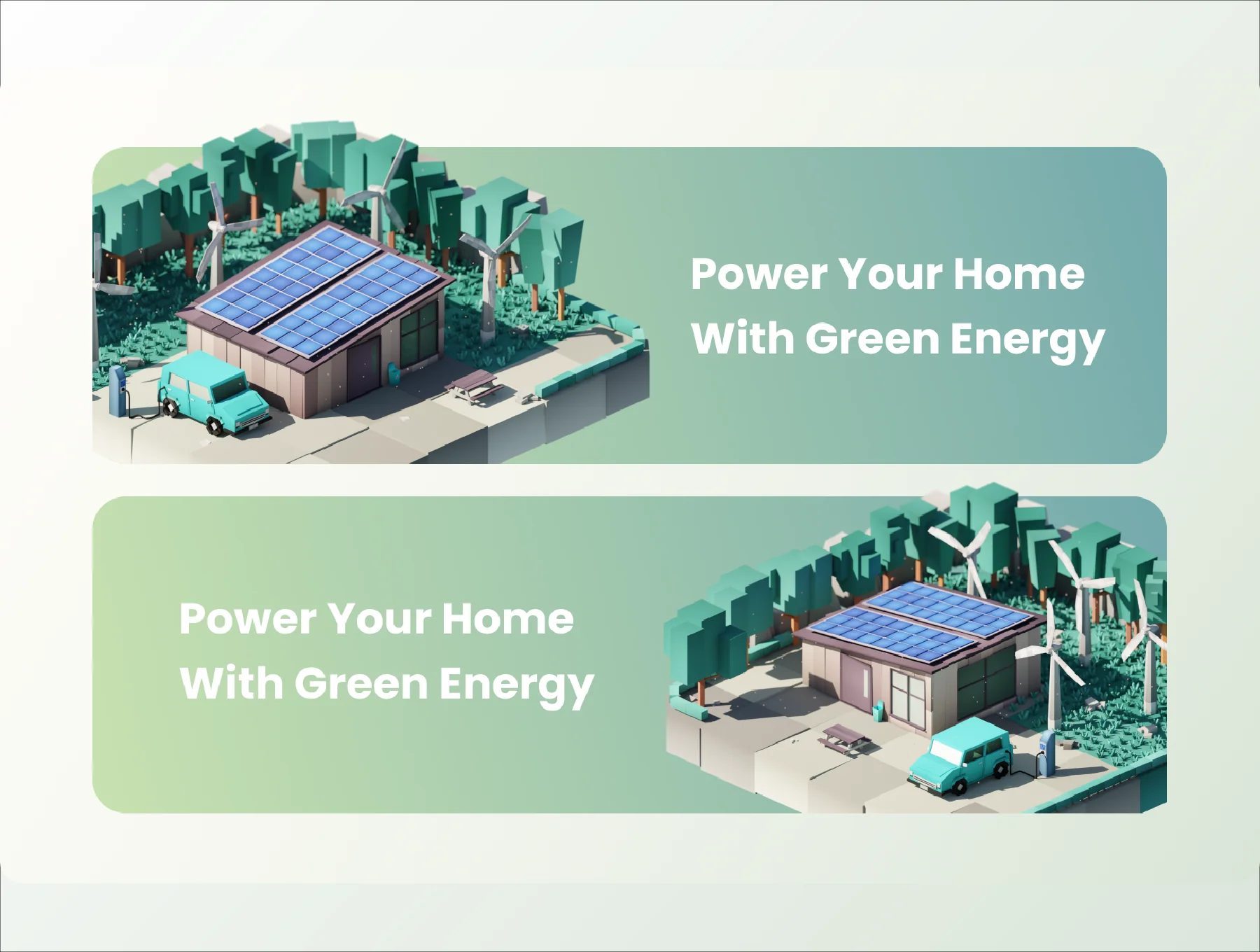 Green Energy 3D Illustration 6