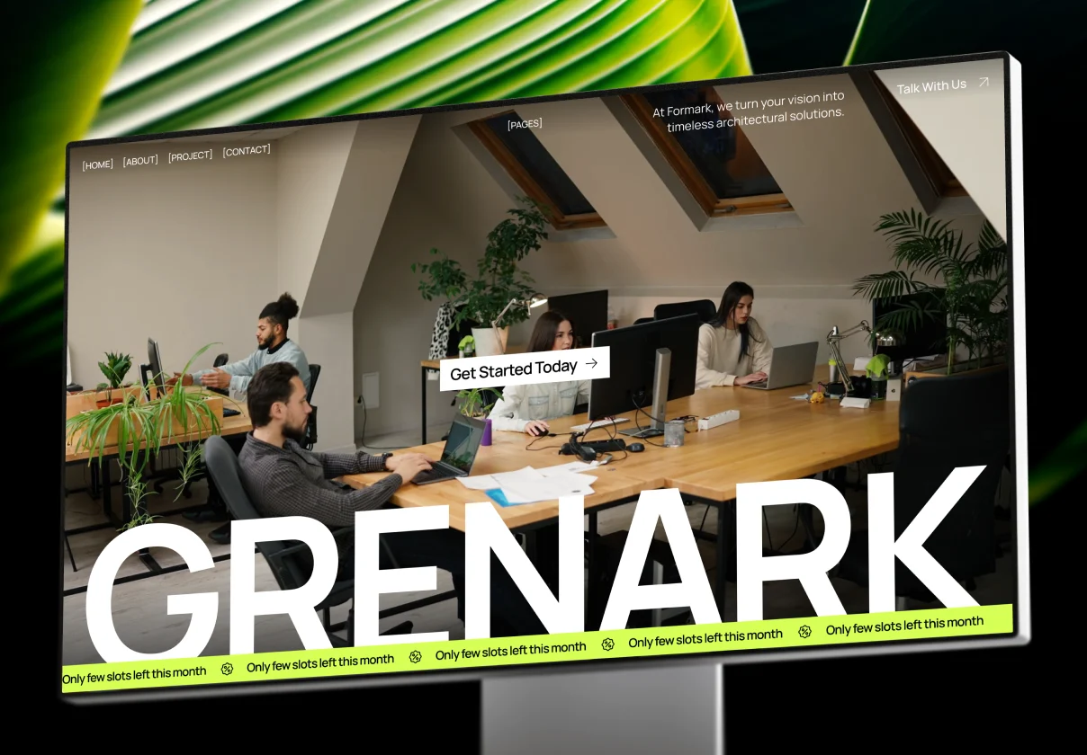 Greenark - Agency Website