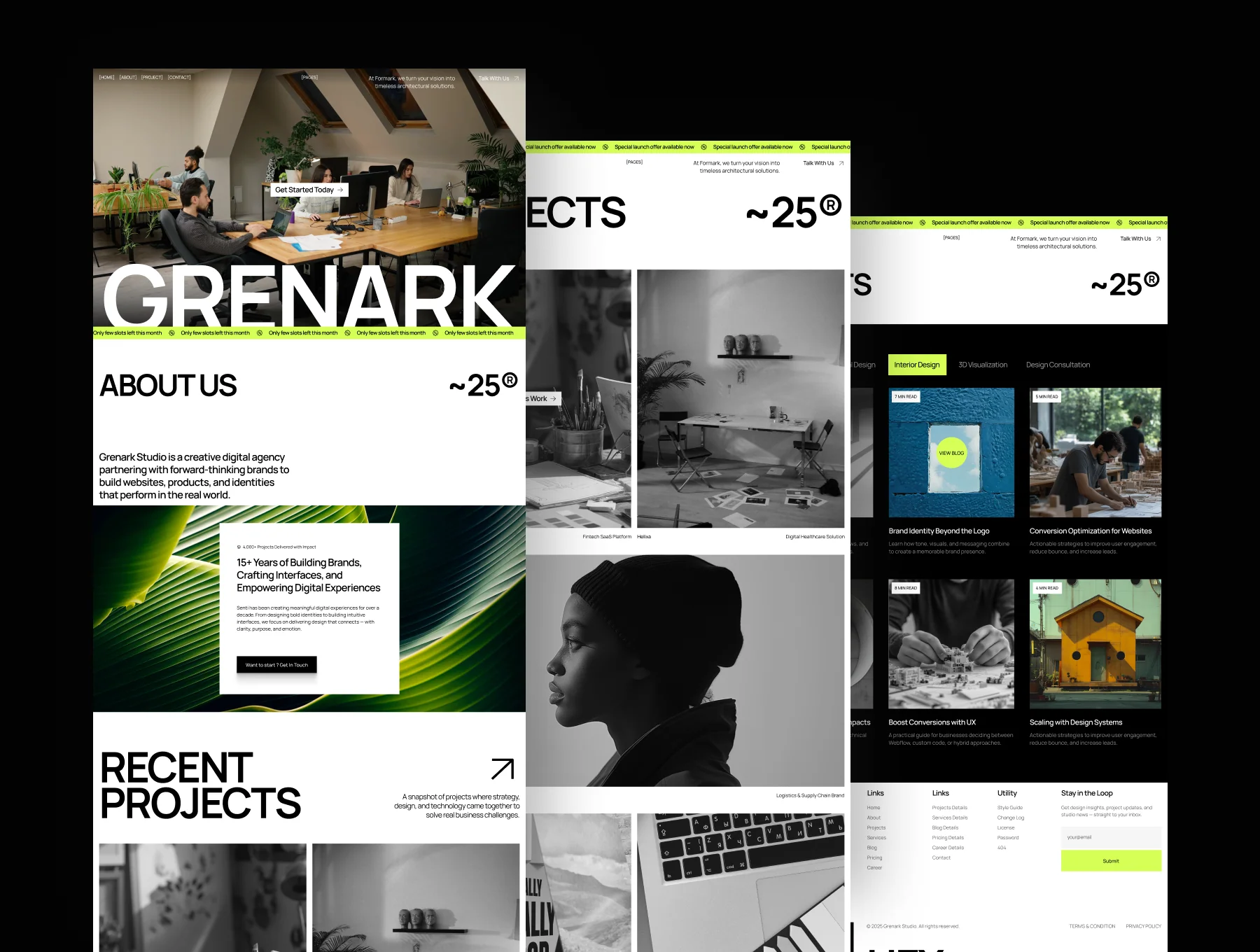 Greenark - Agency Website 4