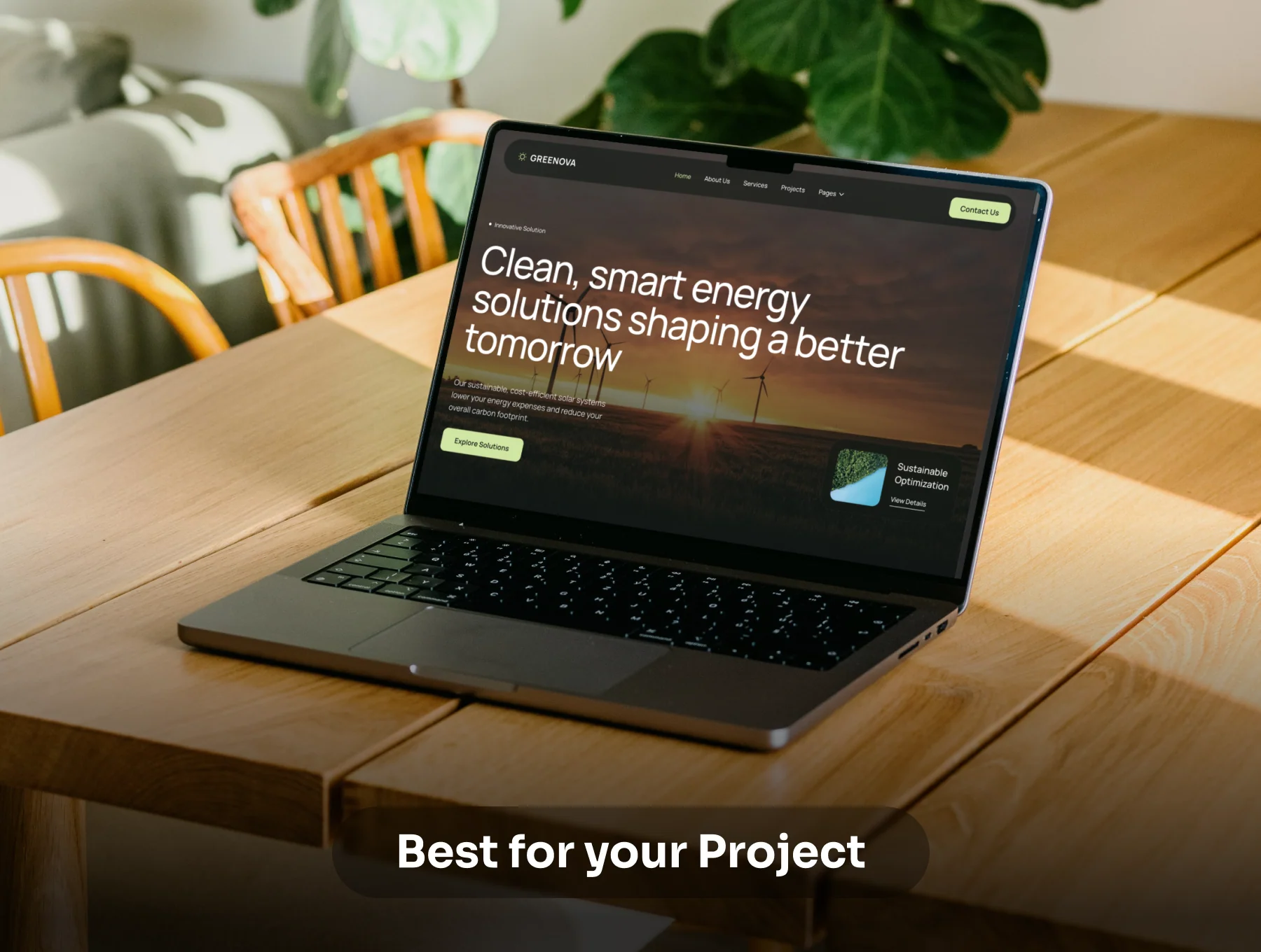 GREENOVA - Smart Energy Website Template 5