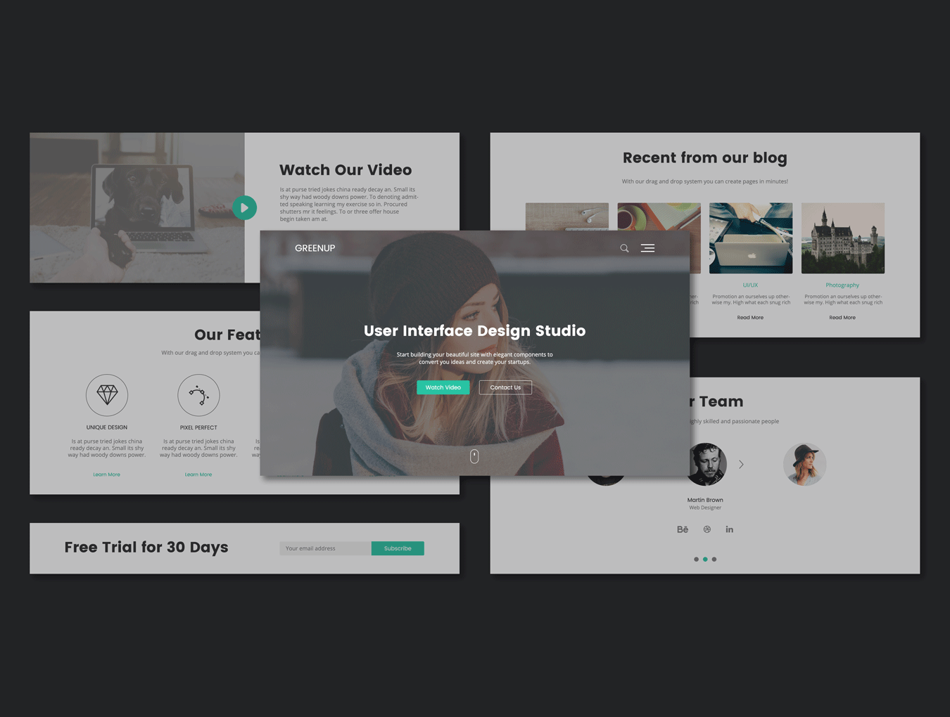 Greenup UI Kit 3