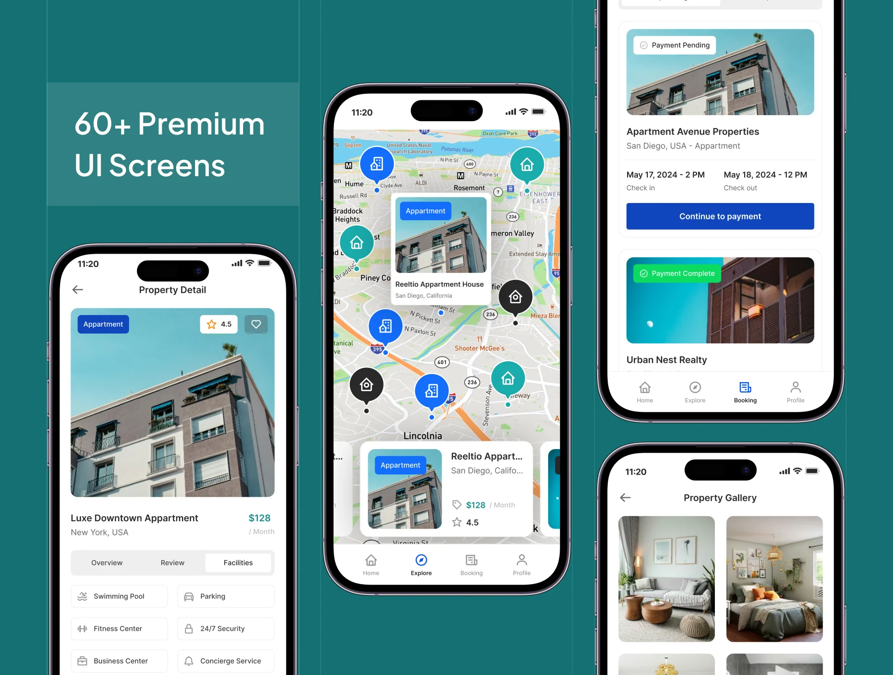 GREEYO - Real Estate Mobile App UI Kit 6
