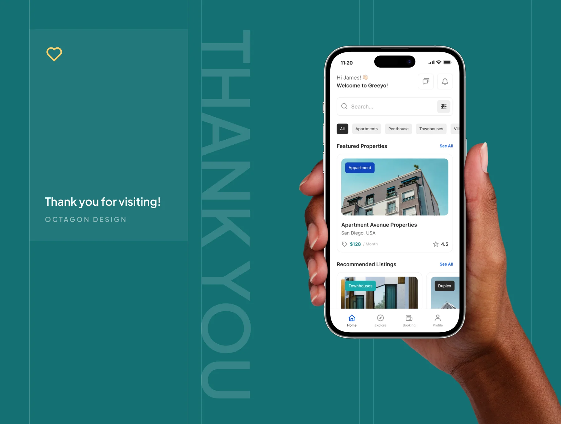 GREEYO - Real Estate Mobile App UI Kit 8