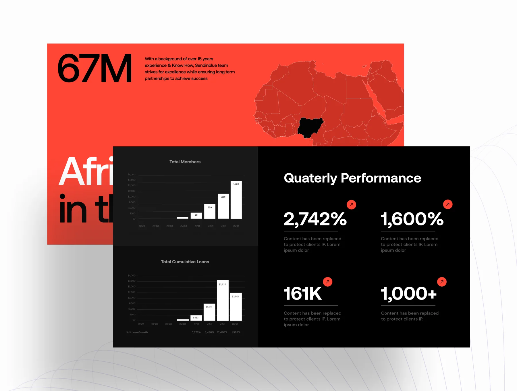 Grey Presentation template 3